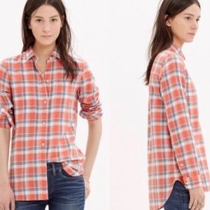 Madewell • Ex Boyfriend plaid button up